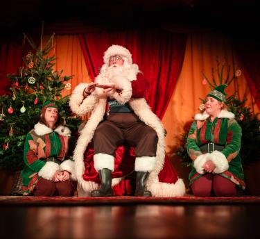 Father Christmas signing in Makaton